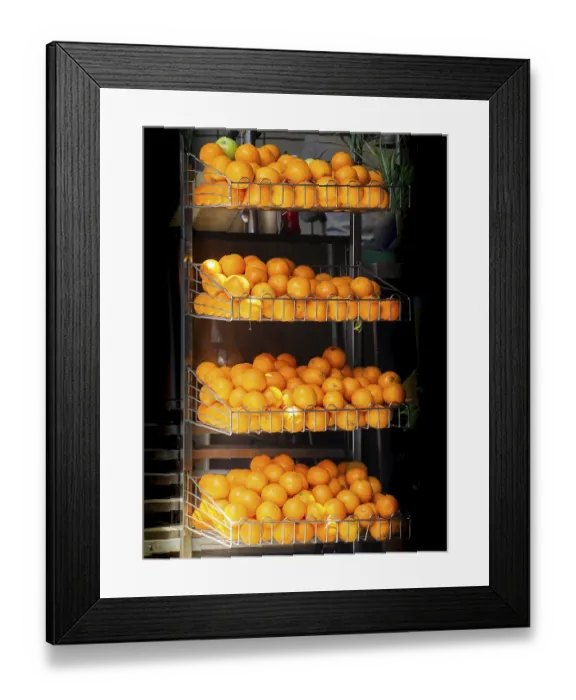 Framed Print : Freshly picked citrus oranges as Healthy fruits background