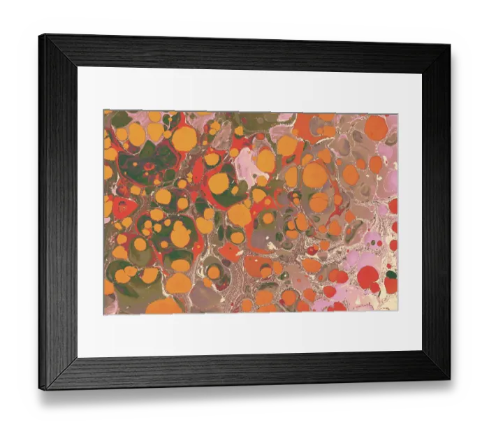 Framed Print : Ebru marble effect pattern design for print Framed Print : Ebru marble effect pattern design for print