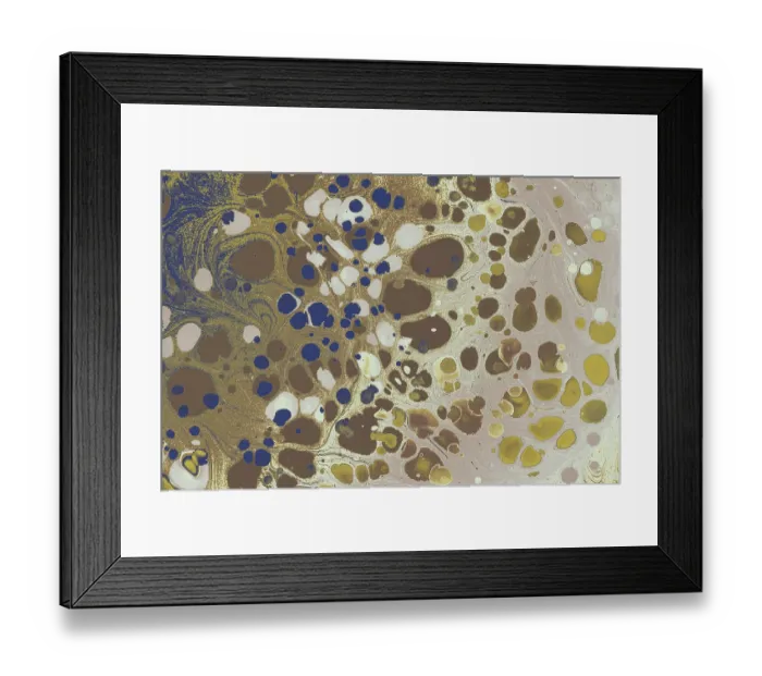 Framed Print : Abstract marbling floral pattern for fabric Framed Print : Abstract marbling floral pattern for fabric