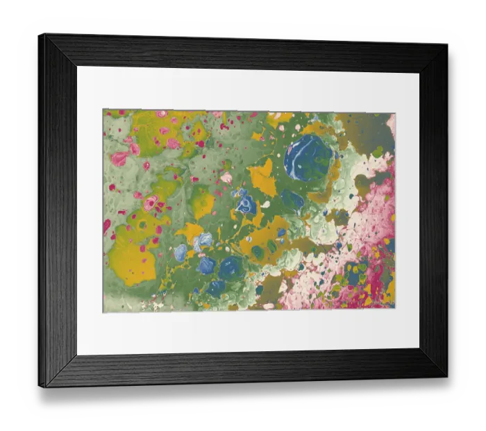 Framed Print : Abstract marbling pattern for fabric Framed Print : Abstract marbling pattern for fabric