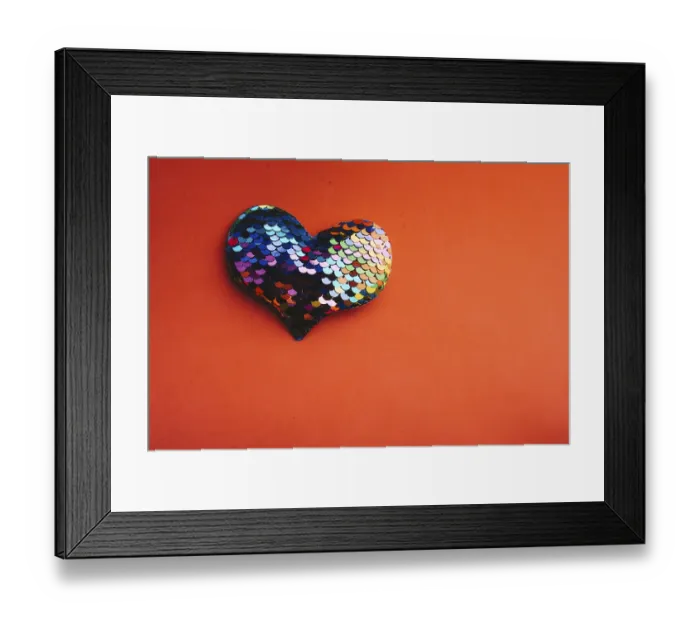Framed Print : Heart shaped object in view as love conception Framed Print : Heart shaped object in view as love conception