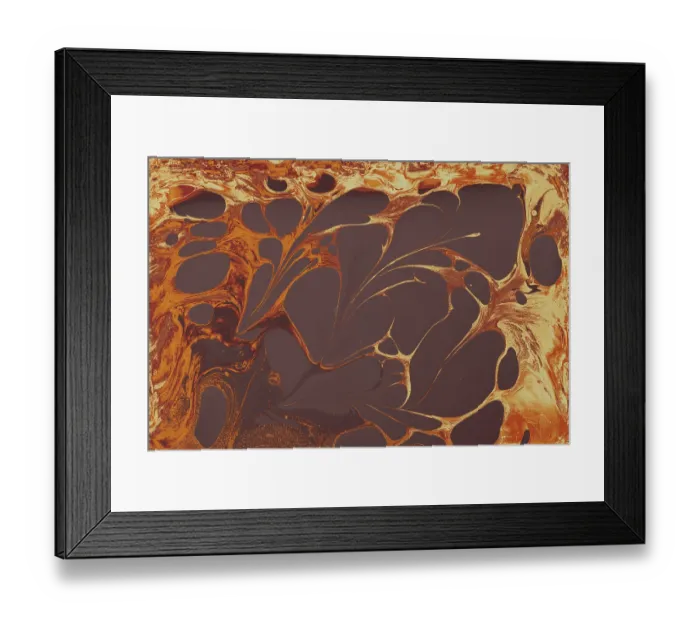 Framed Print : Abstract marbling floral pattern for fabric Framed Print : Abstract marbling floral pattern for fabric