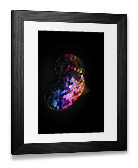 Framed Print : Heart shaped object in view as love conception Framed Print : Heart shaped object in view as love conception
