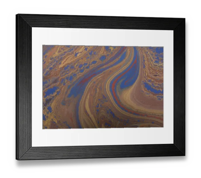 Framed Print : Abstract creative marbling pattern for fabric