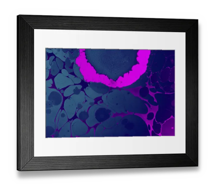 Framed Print : Abstract creative marbling pattern for fabric