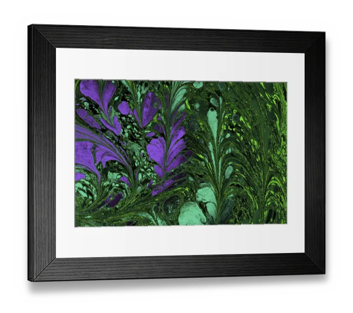 Framed Print : Abstract marbling floral pattern for fabric Framed Print : Abstract marbling floral pattern for fabric