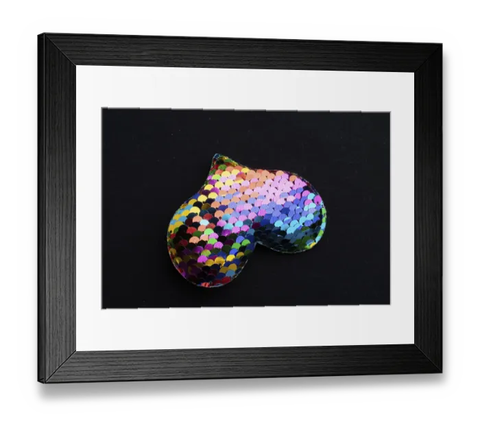 Framed Print : Heart shaped object in view as love conception