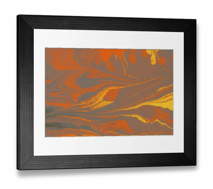 Framed Print : Abstract creative marbling pattern for fabric