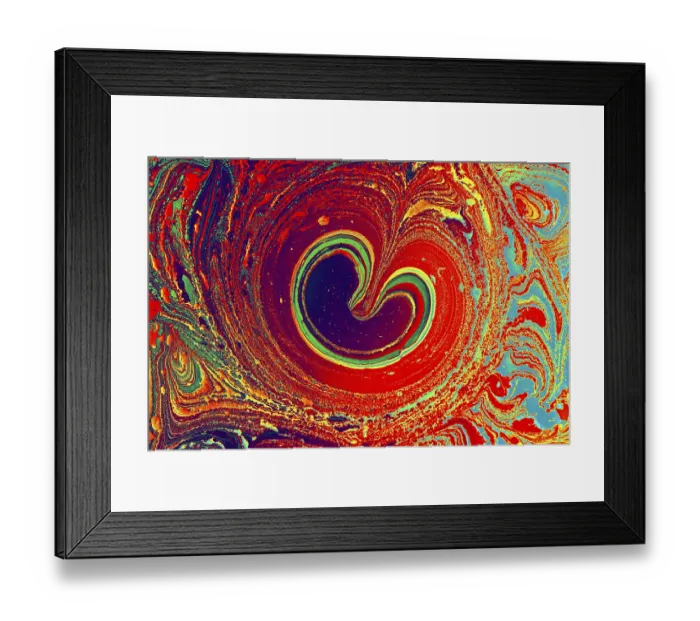 Framed Print : Abstract marbling pattern for fabric