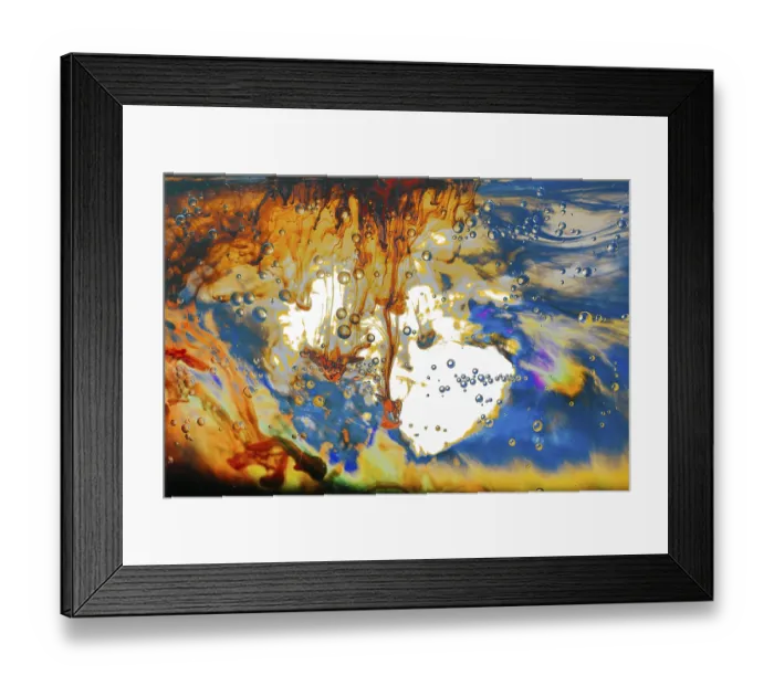 Framed Print : Abstract background from dense paint dissolve in water Framed Print : Abstract background from dense paint dissolve in water