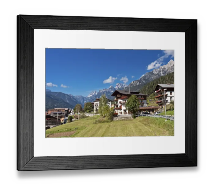 Framed Print : Auronzo di Cadore, Dolomites, Italy, Europe