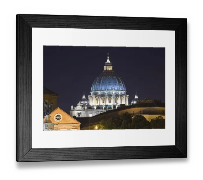 Framed Print : Beautiful view of St. Peter's Basilica