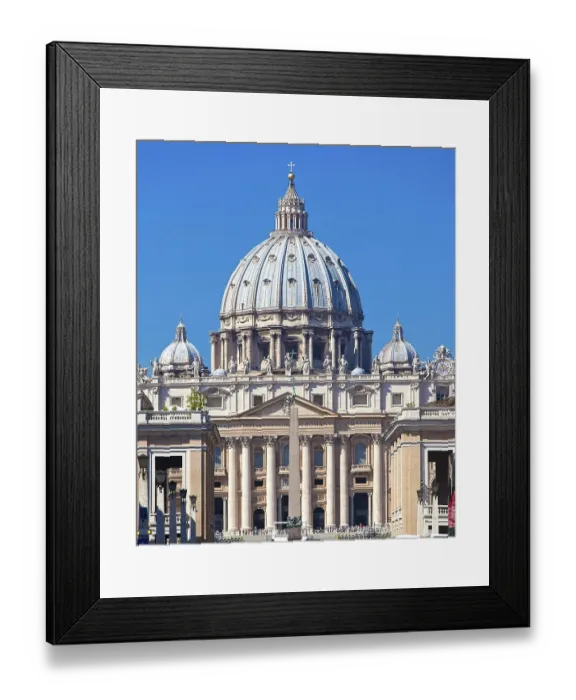 Framed Print : Beautiful view of St. Peter's Basilica