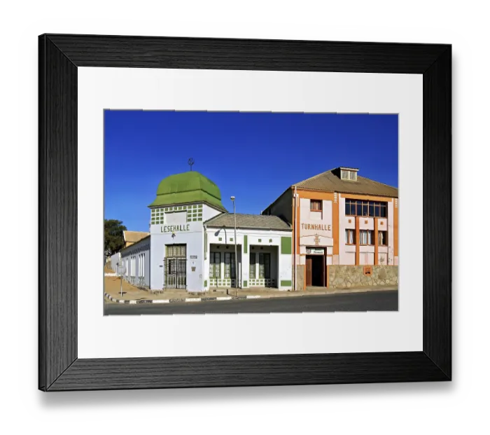 Framed Print : Colonial buildings, architecture Framed Print : Colonial buildings, architecture