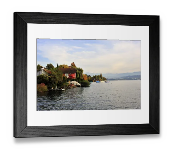 Framed Print : Lake Zurich, Zurich, Switzerland, Europe