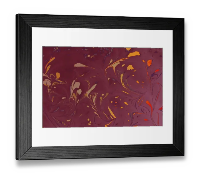 Framed Print : Abstract marbling floral pattern for fabric Framed Print : Abstract marbling floral pattern for fabric