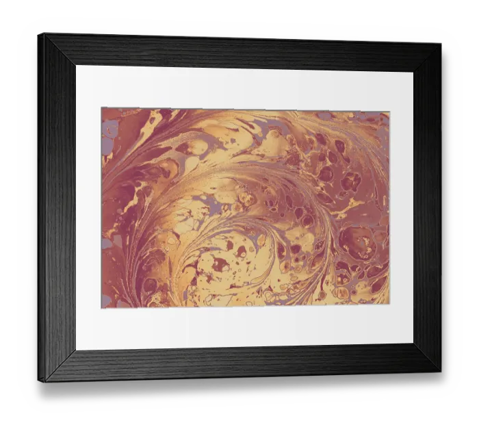 Framed Print : Abstract marbling floral pattern for fabric Framed Print : Abstract marbling floral pattern for fabric
