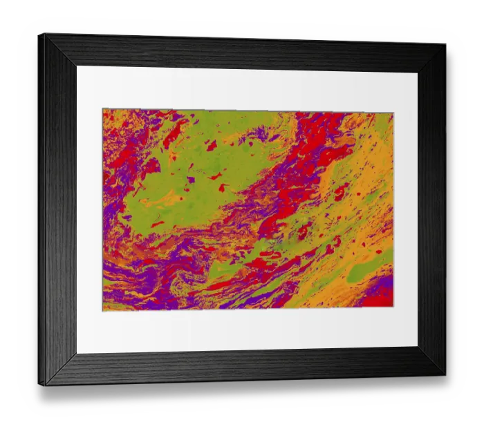 Framed Print : Abstract marbling art patterns as background