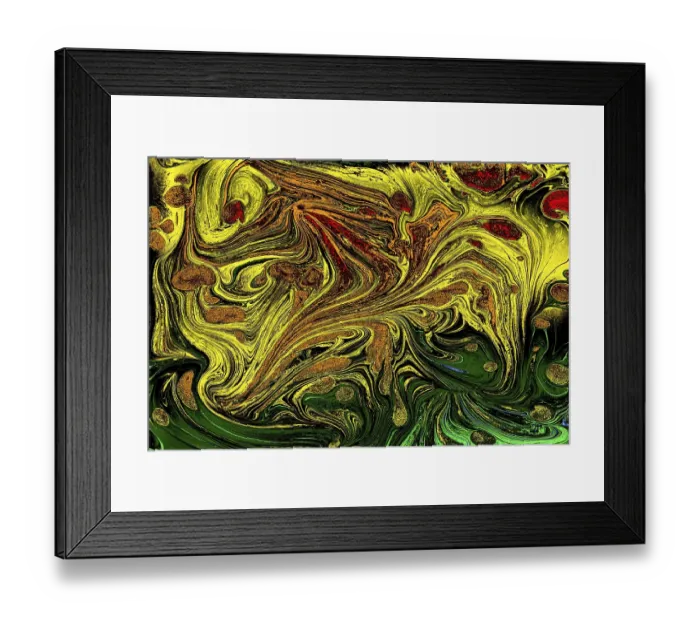 Framed Print : Ebru marble effect surface pattern design for print Framed Print : Ebru marble effect surface pattern design for print