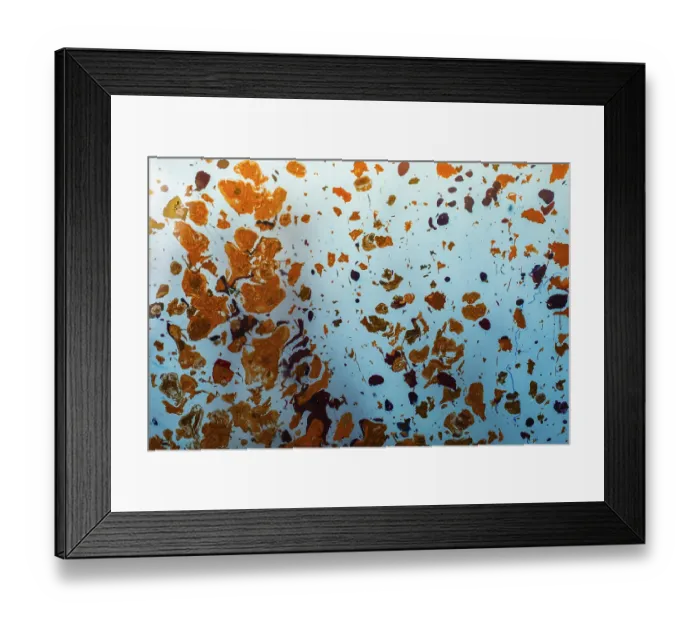 Framed Print : Abstract marbling art patterns in paint as background Framed Print : Abstract marbling art patterns in paint as background