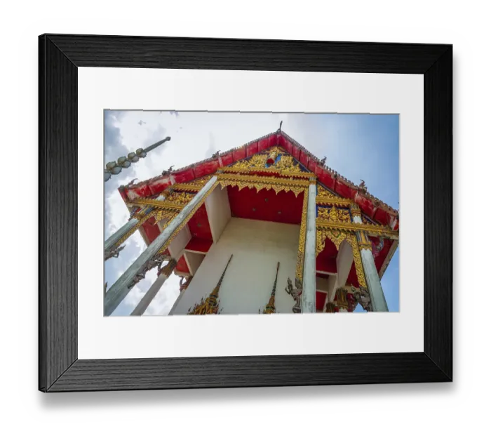 Framed Print : Wat Hai Yai Nai temple, Thailand