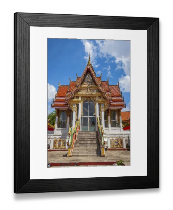 Framed Print : Wat Hai Yai Nai temple, Thailand