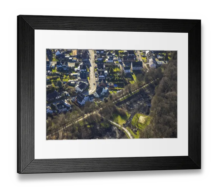 Framed Print : Aerial view, indoor swimming pool