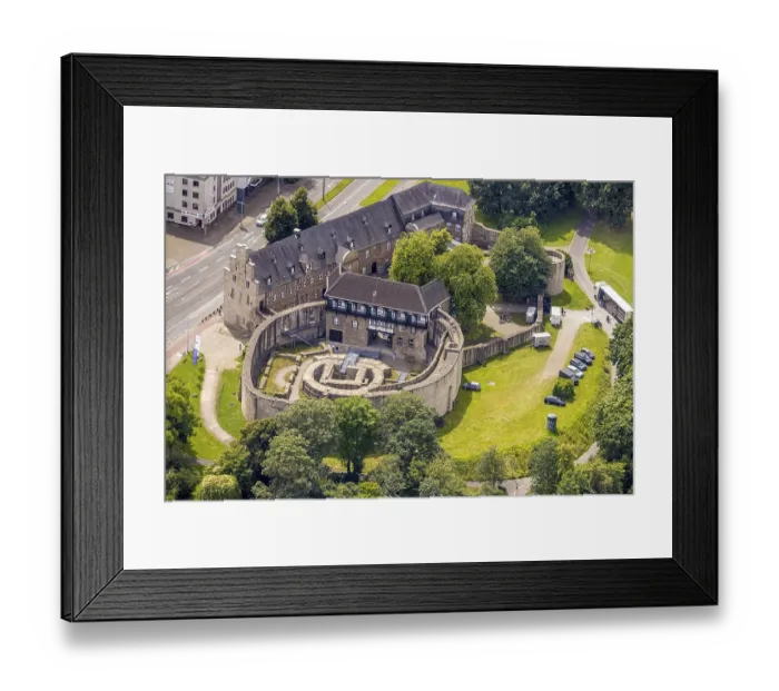 Framed Print : Broich Castle, early medieval fortification