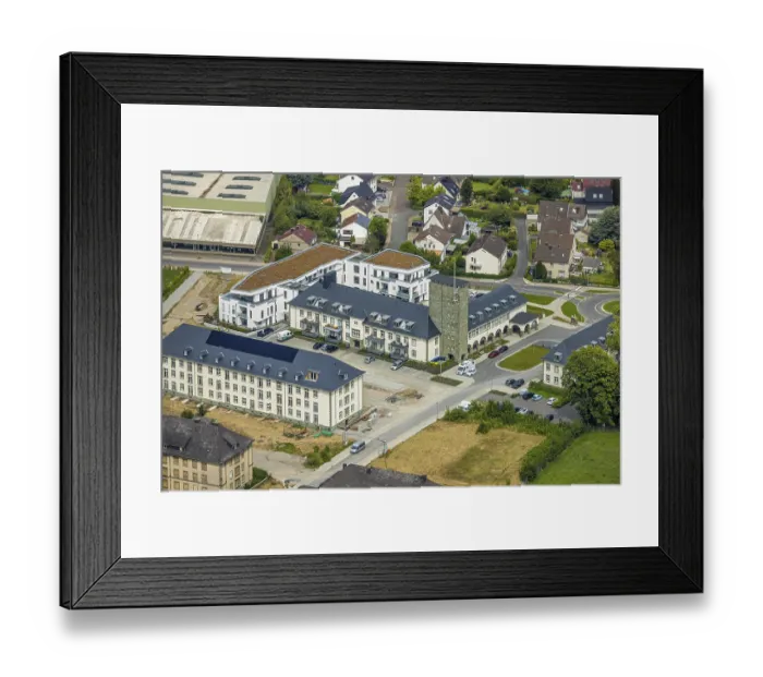 Framed Print : Aerial view, Belgian Quarter Soest Framed Print : Aerial view, Belgian Quarter Soest