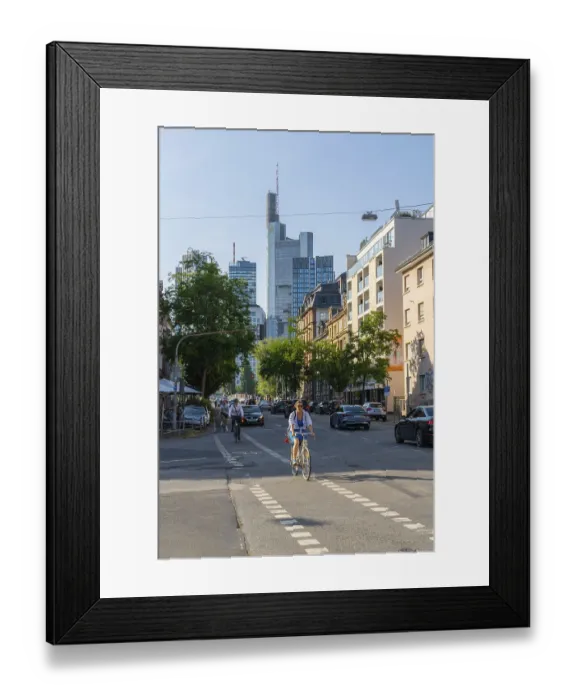 Framed Print : FRANKFURT - JUNE 12, 2025: Frankfurt am Main Downtown Framed Print : FRANKFURT - JUNE 12, 2025: Frankfurt am Main Downtown