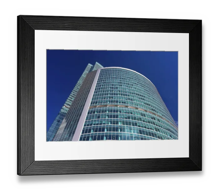 Framed Print : Modern scyscrapers of Moscow city business center