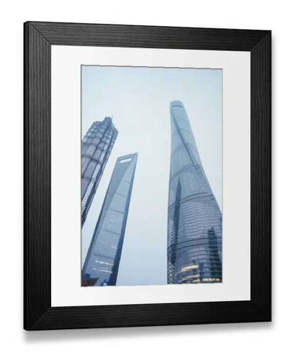 Framed Print : The Shanghai Tower, the latest and taller skyscraper in shanghai