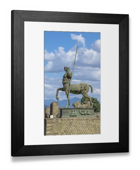 Framed Print : Pompeii, Campania, Naples, Italy
