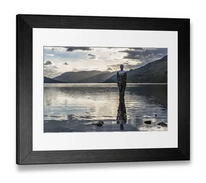 Framed Print : The Mirror Man, Loch Earn, St Fillans