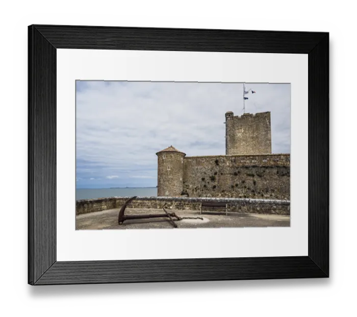 Framed Print : Castle Fouras, Fouras-les-Bains