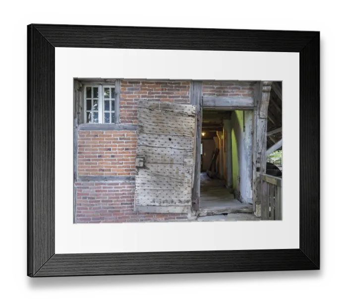 Framed Print : Entrance to the historic Haarmuhle mill Framed Print : Entrance to the historic Haarmuhle mill