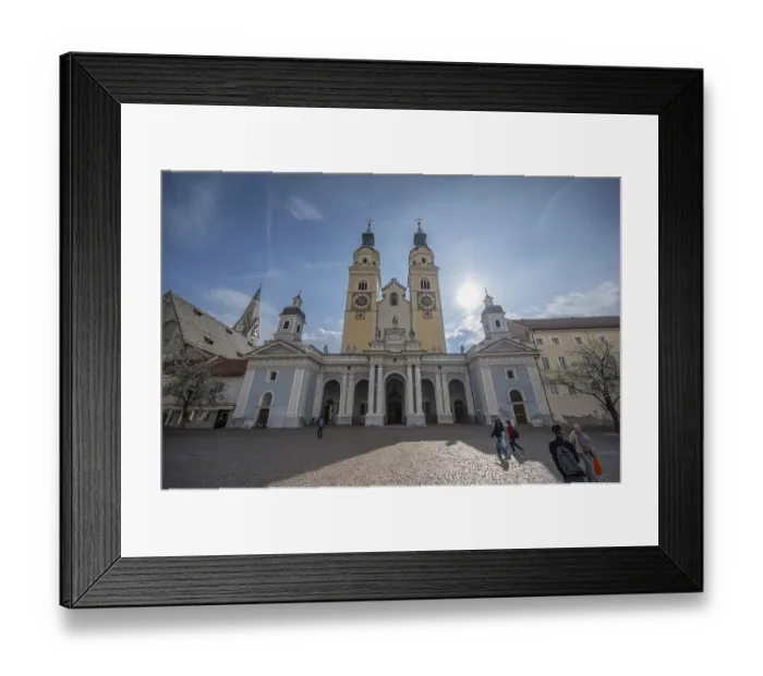 Framed Print : Bressanone Cathedral, Cathedral Square