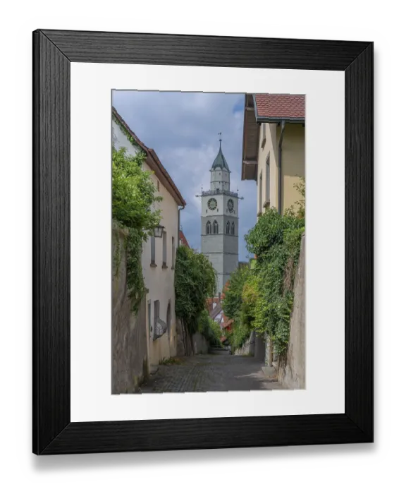 Framed Print : Tower of Uberlingen Minster Framed Print : Tower of Uberlingen Minster
