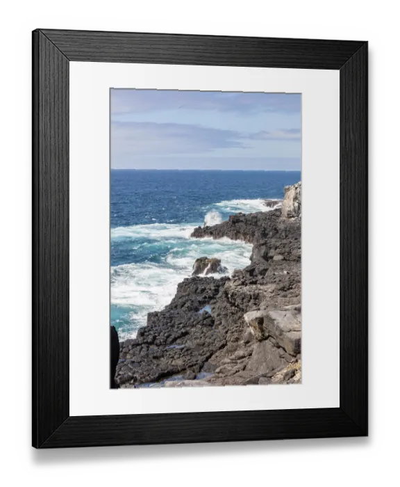 Framed Print : Coast, Galapagos, Ecuador