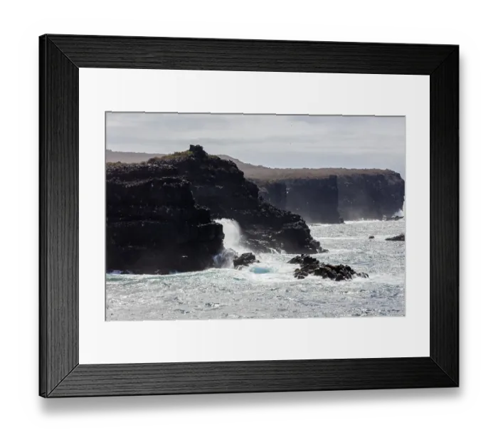 Framed Print : Coast, Galapagos, Ecuador