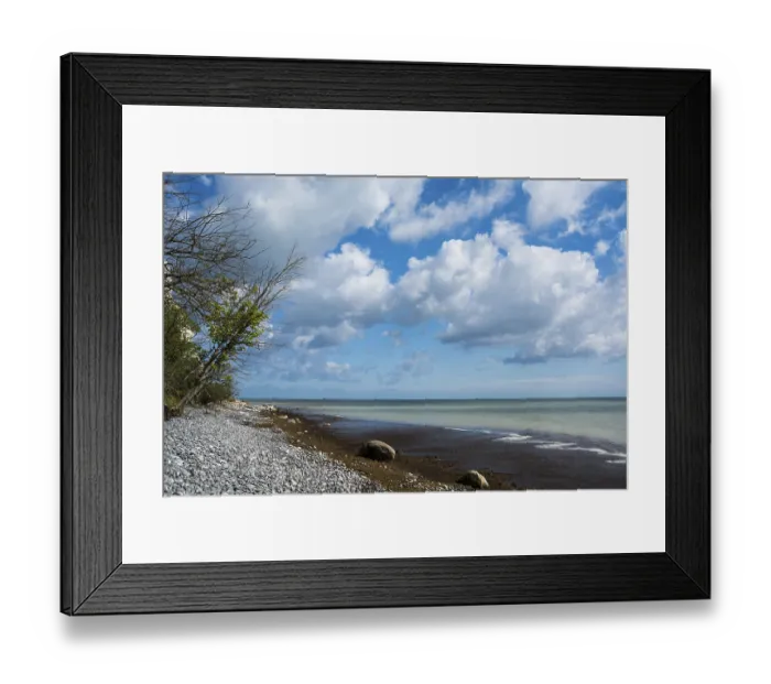 Framed Print : Chalk cliffs, chalk, cliffs, sea