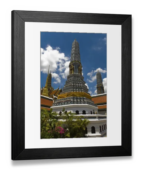 Framed Print : Prangs of Wat Phra Kaeo, Wat Phra Kaeo