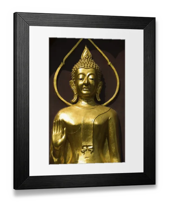 Framed Print : Buddha statue, Chiang Mai, Chiang Mai