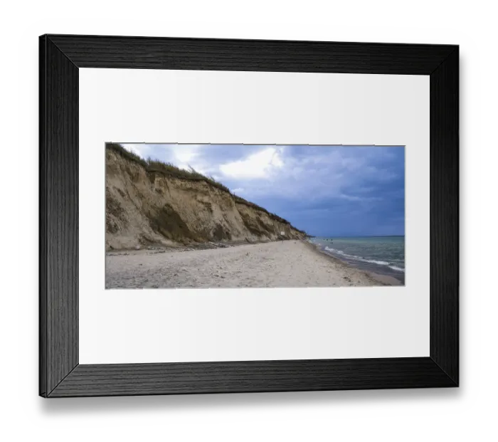 Framed Print : Baltic Sea beach on the cliffs in Ahrenshoop on the Fischland-DarB-Zingst peninsula Framed Print : Baltic Sea beach on the cliffs in Ahrenshoop on the Fischland-DarB-Zingst peninsula