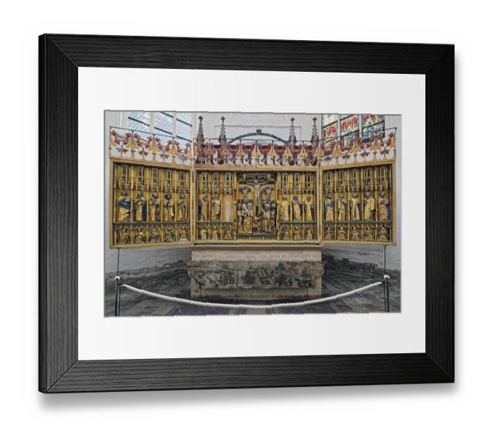 Framed Print : Former high altar of the Nikolaikirche in the northern transept Framed Print : Former high altar of the Nikolaikirche in the northern transept