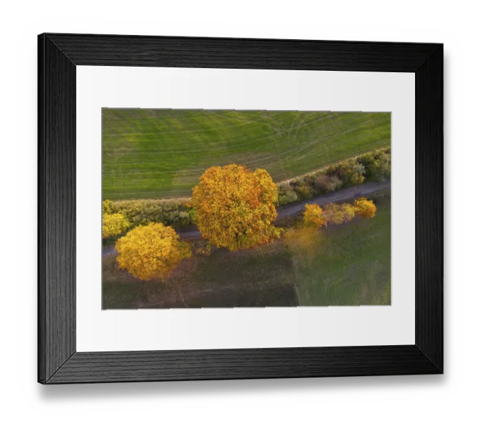 Framed Print : Aerial view, drone photo