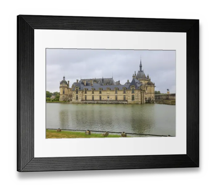Framed Print : Chateau de Chantilly Castle, Oise department