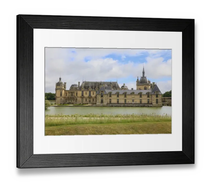 Framed Print : Chateau de Chantilly Castle, Oise department