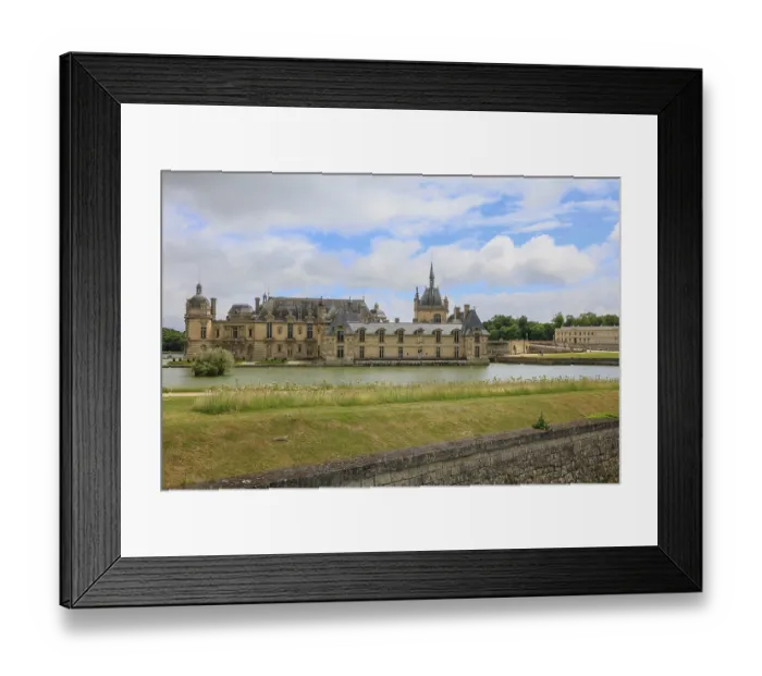 Framed Print : Chateau de Chantilly Castle, Oise department