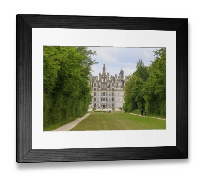 Framed Print : Chateau de Chambord, built in the first half of the 16th century for King Francois I in the Renaissance style